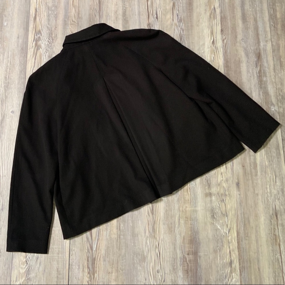 Zara Basic Collection Shift Jacket W/ Gold Buttons - image 2